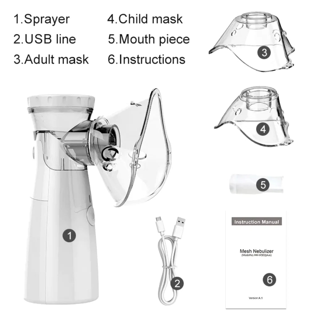 Portable Handheld Medical-Grade Kids Atomizer
