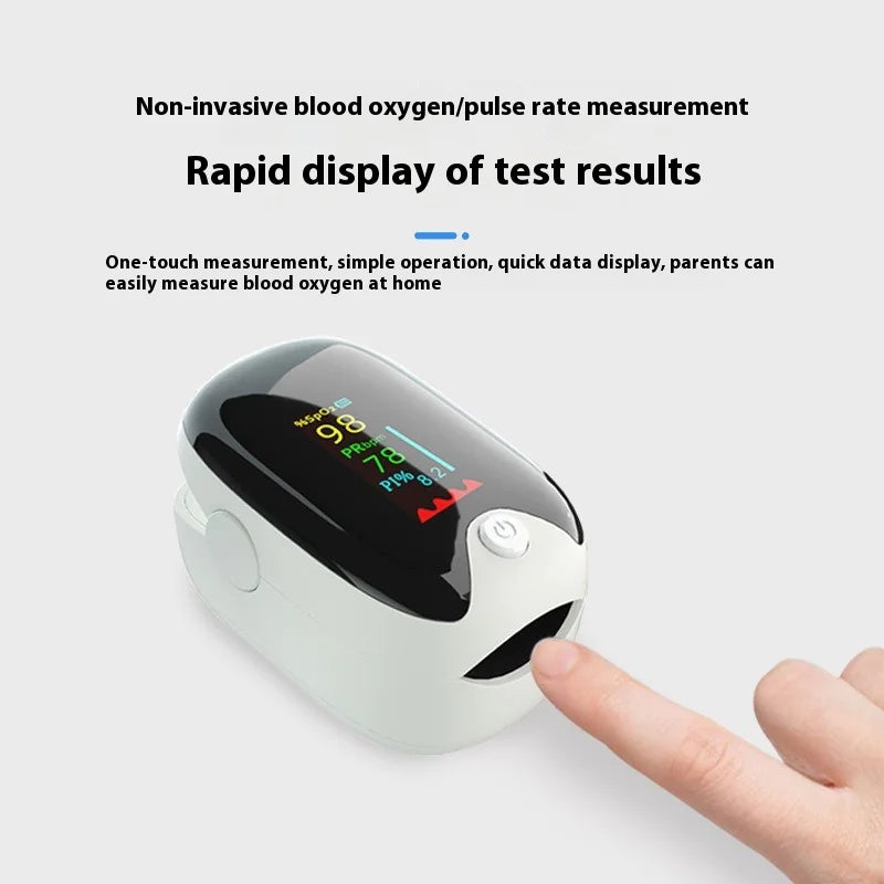 Blood Oxygen Monitor AD901 Finger Clip Oximeter – Heart Rate & SpO2 Detector