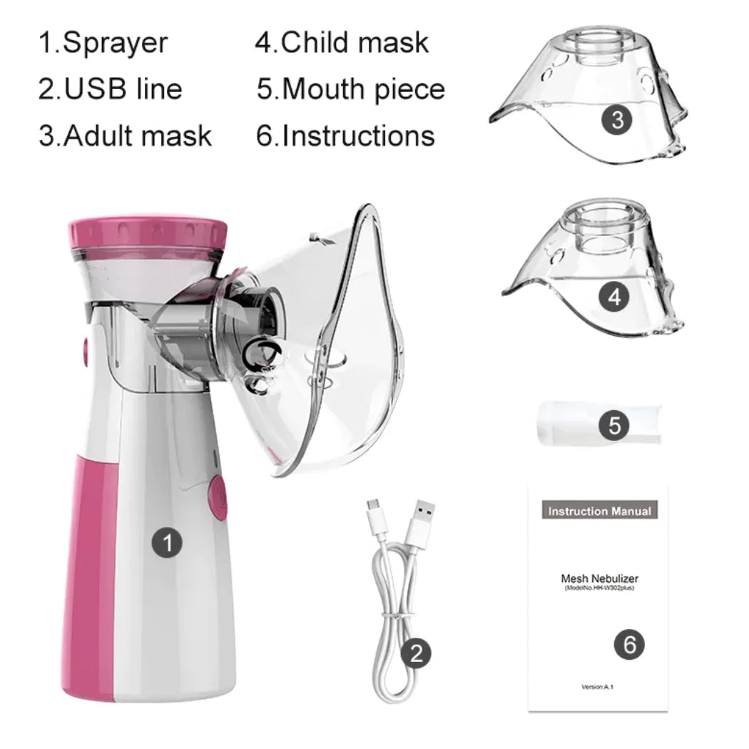 Portable Handheld Medical-Grade Kids Atomizer